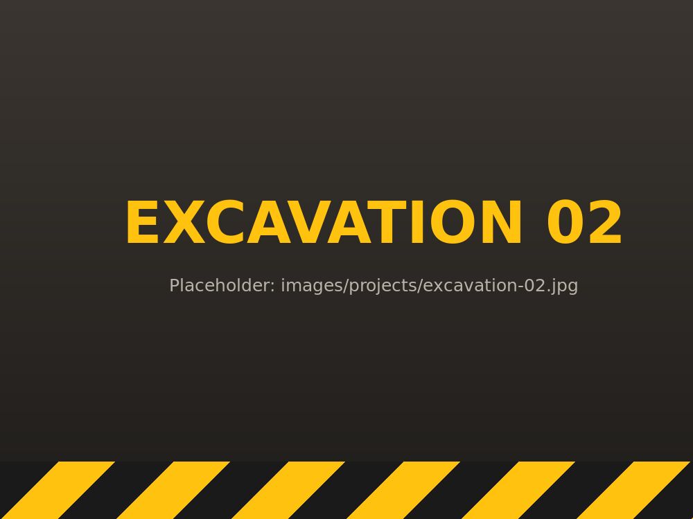 Excavation project, [city], FL